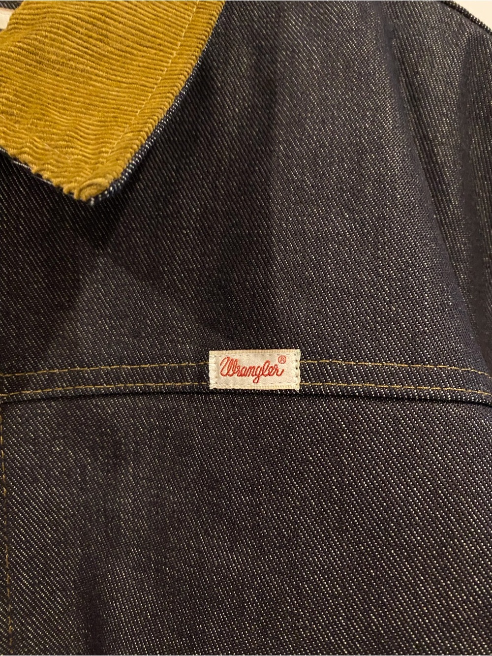 Filson Wool Lined Indigo Denim Work Jacket with Corduroy Collar - Picture 8 of 16